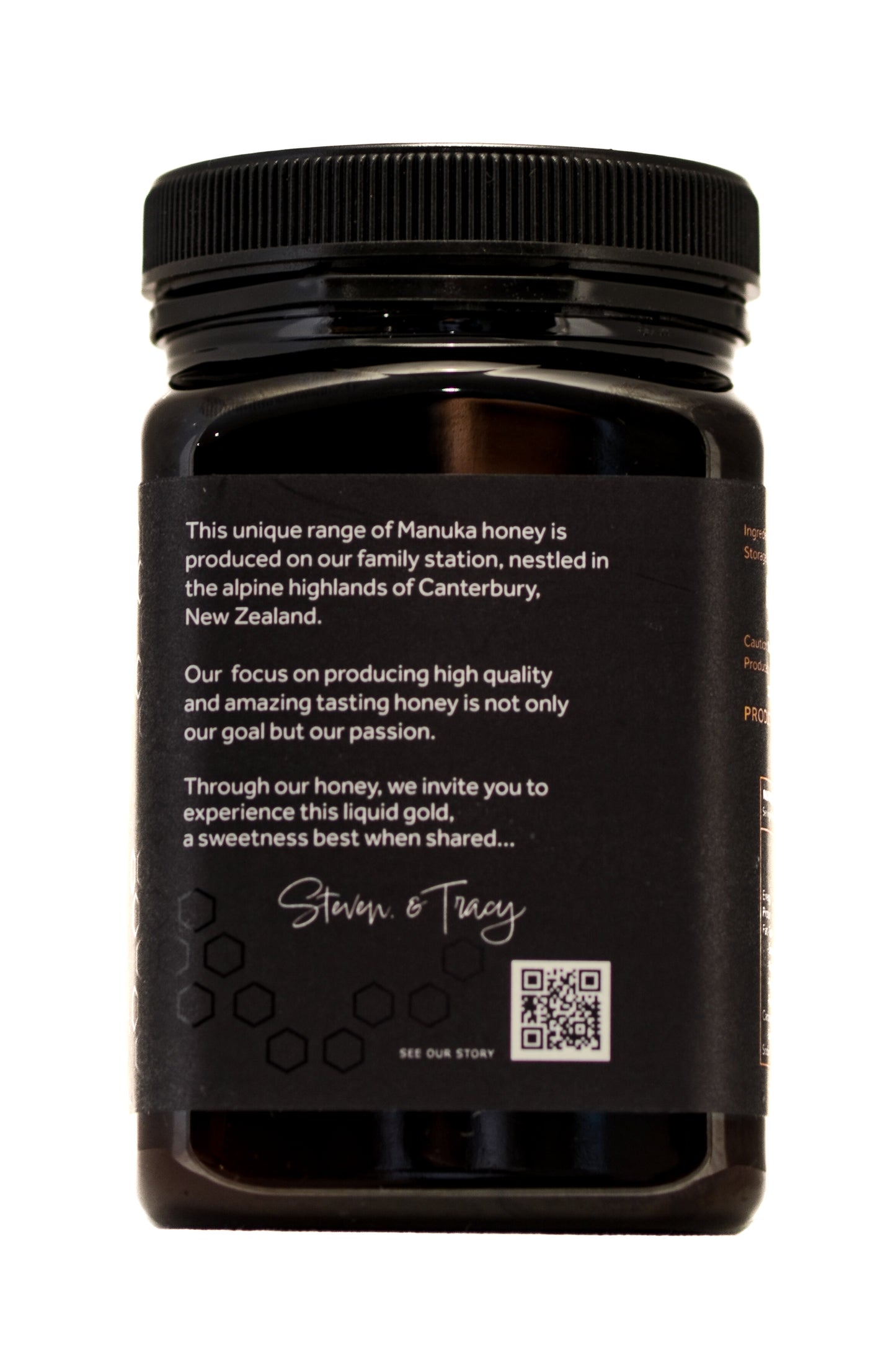 100 MGO Manuka Honey 18oz Square Jar - Springbank Honey