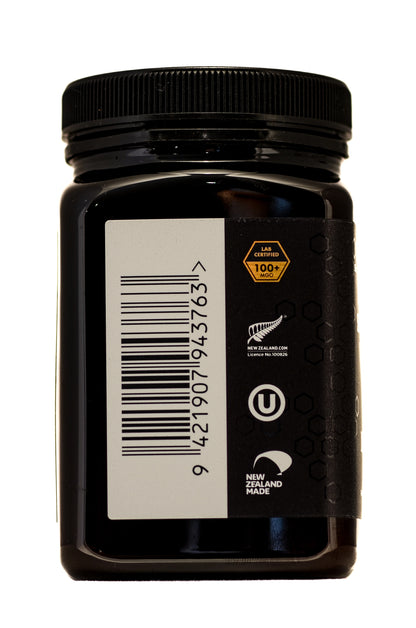 100 MGO Manuka Honey 18oz Square Jar - Springbank Honey
